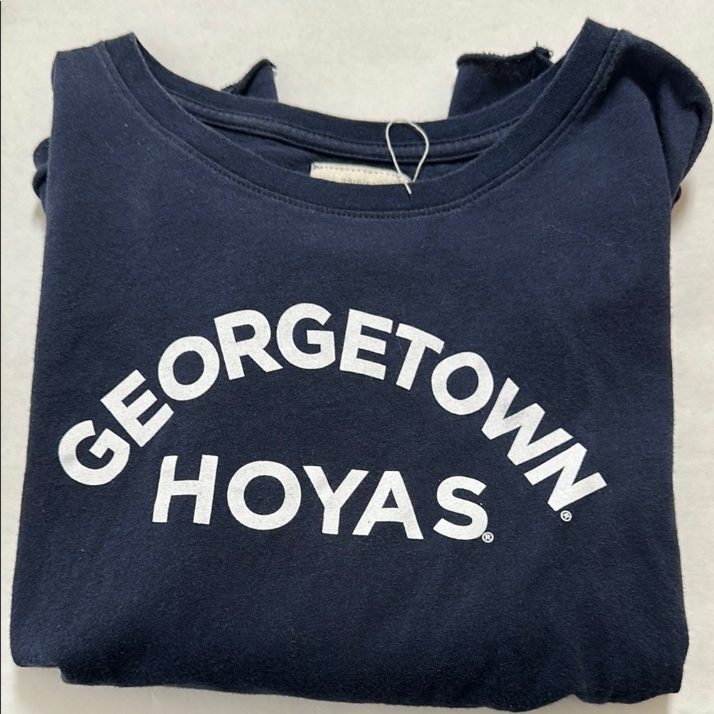 Georgetown Hoyas Navy Blue T-Shirt